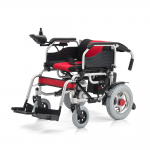 Инвалидная кресло-коляска с электроприводом FS101А с откидными подножками и съемными подлокотниками
