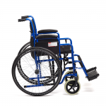 Кресло-коляска механическая для детей-инвалидов Н 035 (14 дюймов) со съемными подножками и съемными подлокотниками