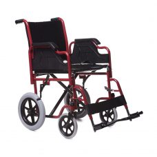Кресло-каталка FS904B для инвалидов, грузоподъемность до 110 кг, цвет черный, ширина сиденья 45 см, вес 14,3 кг