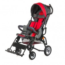 Кресло-коляска OPTIMUS для детей-инвалидов и детей с ДЦП, складная, облегченная алюминиевая рама, литые колеса, вес 18,5 кг, допустимая нагрузка до 60 кг, цвет в ассортименте