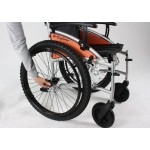 Кресло - коляска Excel G-Lite Pro 24 (Explorer) с широкими приводными колёсами для инвалидов VAN OS MEDICAL,Бельгия