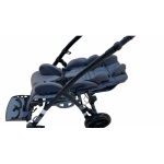 Кресло-коляска для детей с ДЦП Apollo X3 Imedix цвет черный с синими цветами