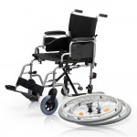Кресло - коляска инвалидная Armed Н 001 с дополнительными колесами, ширина сиденья 44,5 см 