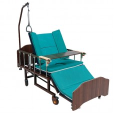 Медицинская кровать MET REVEL NEW для лежачих больных с USB, электрорегулировками, переворотом и туалетом