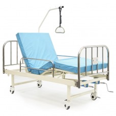 Медицинская кровать MET NOX механическая, четырехсекционная с терапевтической дугой и регулировкой спинной и ножной секции  