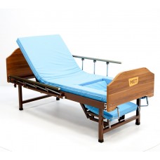 Кровать MET STAUT двух-функциональная медицинская, со складными боковыми ограждениями, на ножках