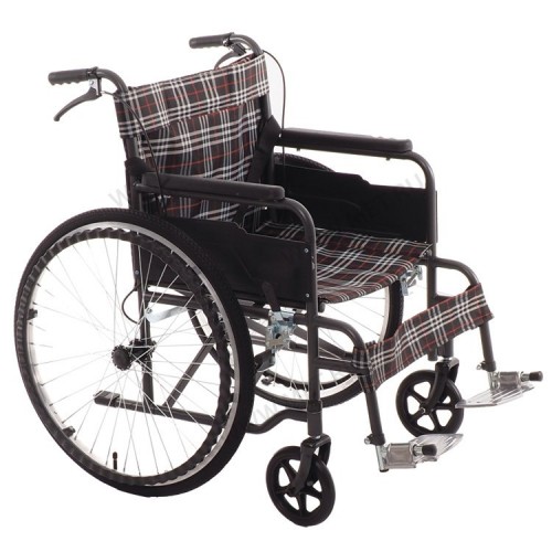 Кресло-коляска механическая MK-300 с тормозами для сопровождающих