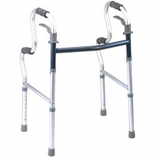 Ходунки двухуровневые с функцией шага для инвалидов и пожилых людей "Optimal-Delta", с опорой на двух уровнях LY-510