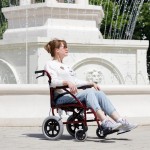 Кресло-каталка для инвалидов Ortonica Base 110 легкая и компактная, с усиленной рамой