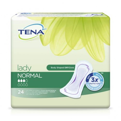 Прокладки TENA Lady Normal с тройной защитой, 24 шт./уп.