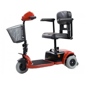 Инвалидная коляска-скутер LY-EB103-125  на 3-х колесах с электроприводом, шир.сид.36 см, допустимая нагрузка 120 кг, вес 36 кг